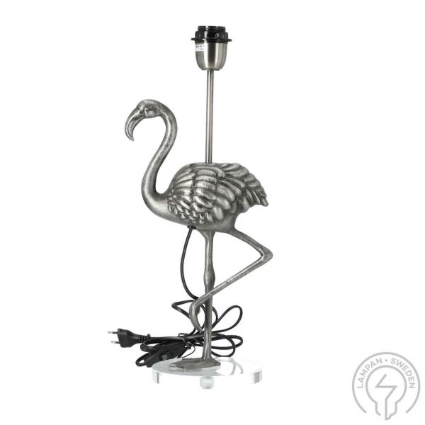 Flamingo Antiikki Hopea 49cm Lampunjalka