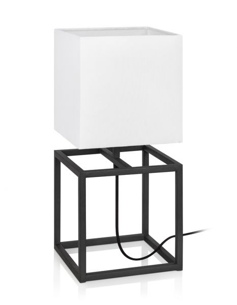 Cube Musta/Valkoinen 45cm Pöytävalaisin