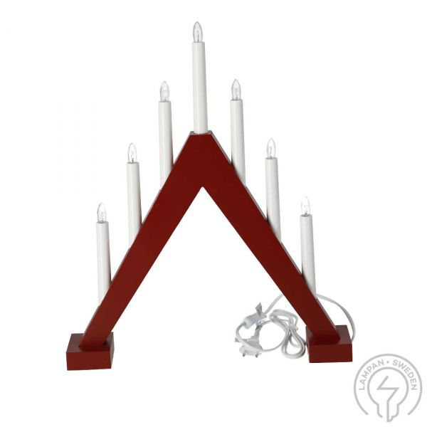 Adventin kynttilänjalka 47cm punainen