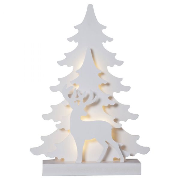 Grandy Adventtinen kynttilänjalka Valkoinen 41cm