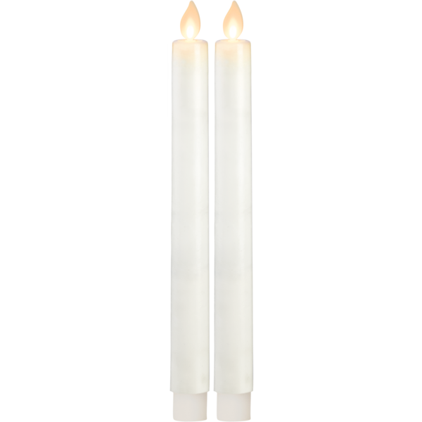 LED antiikkivalaisin Twinkle 24cm valkoinen