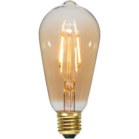 Lyhtylamppu E27 0,75 W Plain Amber LED