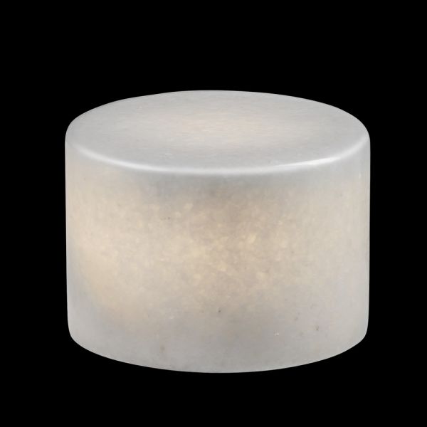 Marble L LED pöytäkynttilöitä Valkoinen 6cm akku