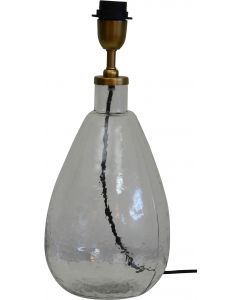 Venezia Bordslampa Transparent Glas 40cm från Hallbergs Lampskärmar
