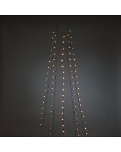 Julgransslinga 240cm 40x5 Amber Frostad LED från Konstsmide