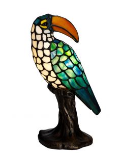 Tukan Fågel Tiffany Bordslampa från Nostalgia